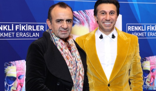 Yüzünü tuval yaptı
