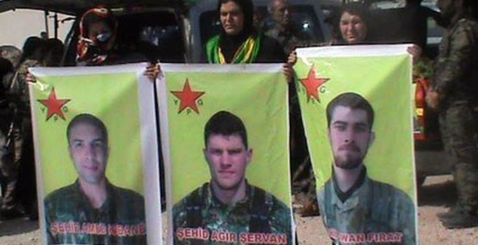 YPG 3 cenazeyi törenle ABD'ye gönderdi!