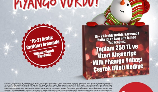 Yeni yıl alışverişinde milyonluk heyecan başladı