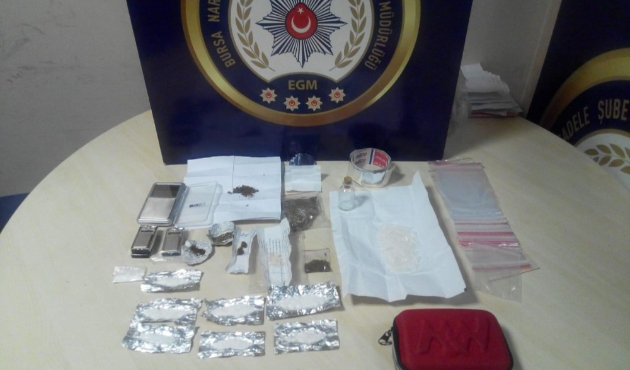 Bursa’da uyuşturucu operasyonu, 17 gözaltı