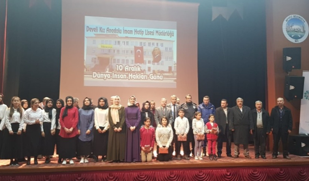 Develi’de İnsan Hakları Haftası Kutlamaları