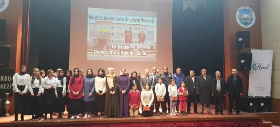 Develi’de İnsan Hakları Haftası Kutlamaları