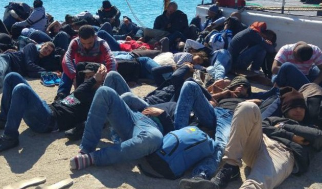 İzmir'de 114 kaçak göçmen yakalandı