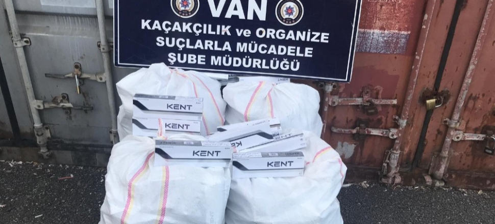 Van’da 3 bin 370 paket kaçak sigara ele geçirildi