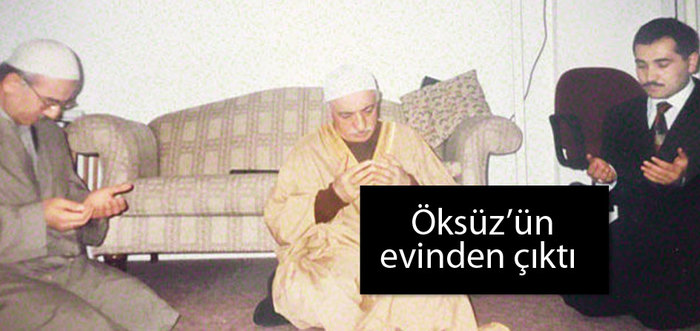 Adil Öksüz, FETÖ elebaşı Gülen'in dizinin dibinde