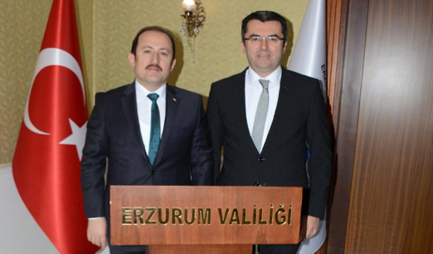 Vali Pehlivan, Erzurum Valisi Memiş’i ziyaret etti