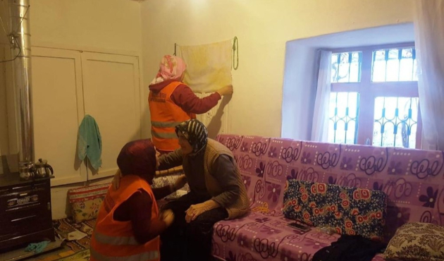 Konya'da evde bakım hizmetleri ile dua alıyorlar