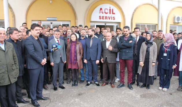 Mardin Midyat’ta doktora şiddete tepki