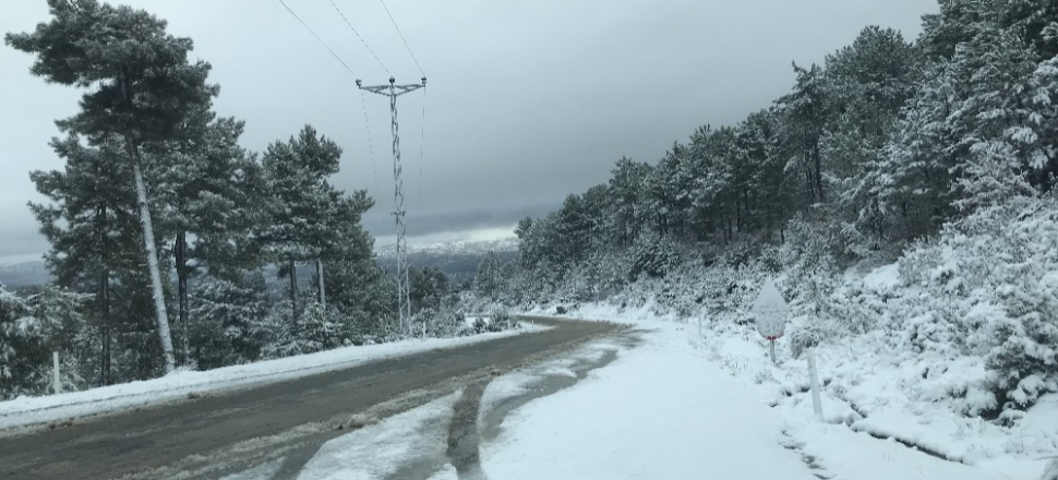 Bursa’nın dağ ilçeleri kar altında