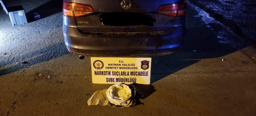 Batman’da uyuşturucu operasyonu