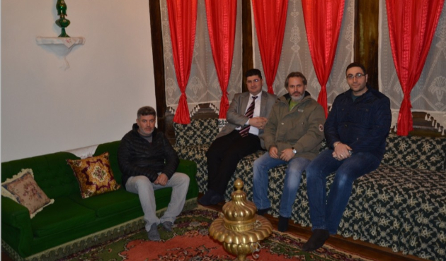 Kaymakam Büyükköse tarihi eve hayran kaldı