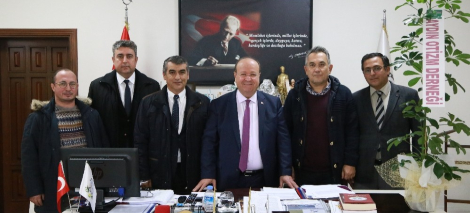 Aydın Otizm Derneği’nden Başkan Özakcan’a ziyaret