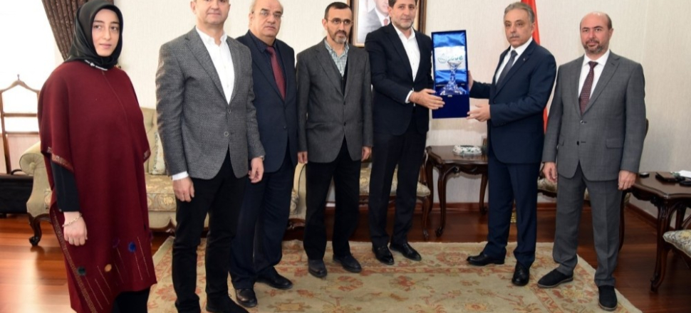 Konya SOBE heyeti Vali Toprak’a çalışmalarını anlattı