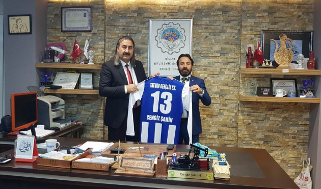 Spor camiasından Cengiz Şahin’e teşekkür ziyareti