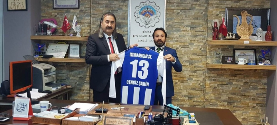 Spor camiasından Cengiz Şahin’e teşekkür ziyareti