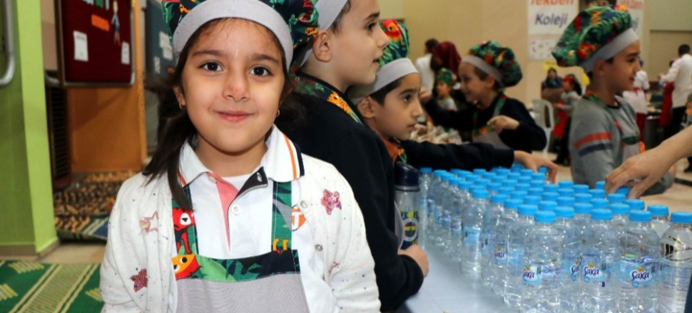 Kayseri'de ilkokul öğrencileri alışverişi yapmayı öğrendi