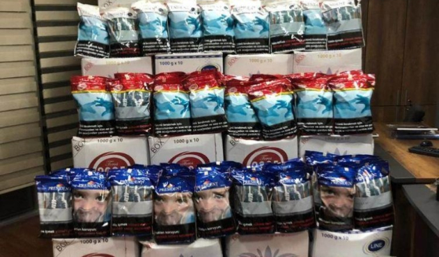 Balıkesir’de kaçak tütün operasyonu