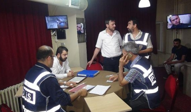 Bursa'da kumar operasyonu