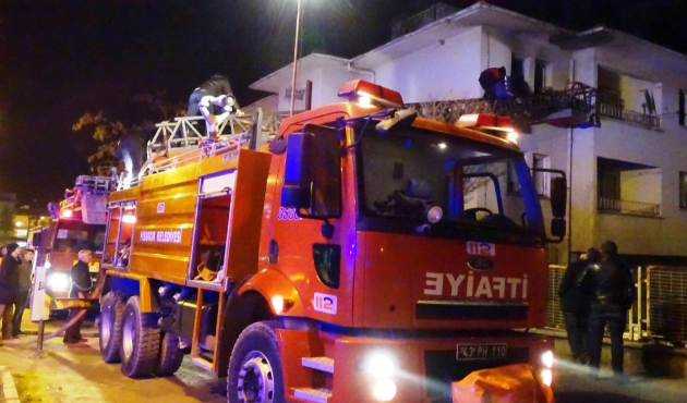 Kütahya Hisarcık’ta korkutan yangın
