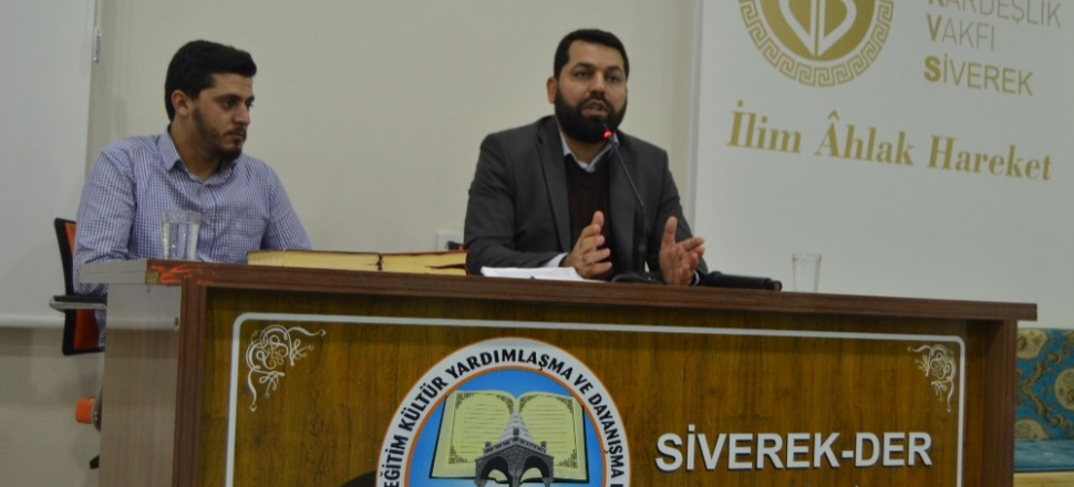 Şanlıurfa Siverek’te "Noel Baba bizim neyimiz olur" semineri