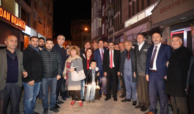 Samsun'da Demir ve Tok’un esnaf gezisi