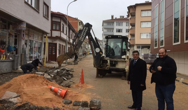 Bilecik'te Başkan Yalçın yol çalışmalarını yerinde inceledi