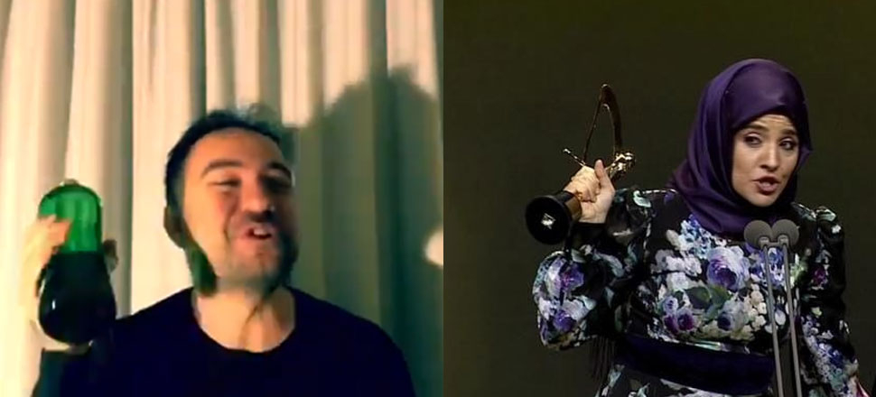 Komedyen Kaan Sekban 'Sen Anlat Karadeniz'le böyle dalga geçti