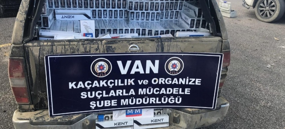 Van’da 18 bin 250 paket kaçak sigara ele geçirildi