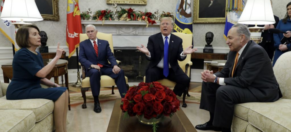 Trump demokrat senatörlerle ağız dalaşı yaptı!