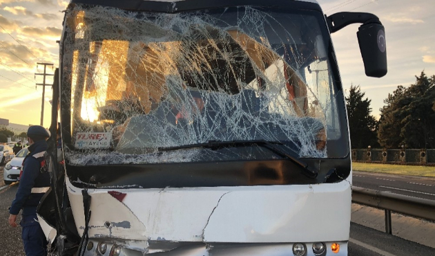 Tekirdağ'da işçi servisleri çarpıştı: 24 yaralı