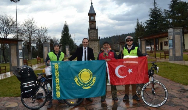 Bilecik bisikletli grupların uğrak yeri oldu