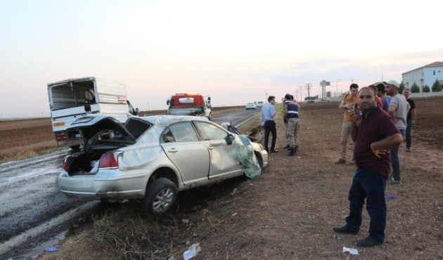 Tekirdağ'da köpeğe çarpmamak için kaza yaptı