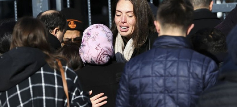 Kötü haberi duyan oraya koştu