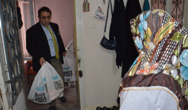 Malatya'da mağdur aileye işadamları derneği sahip çıktı