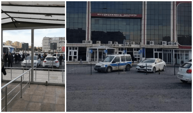 Büyükçekmece Adliyesi'nde bomba alarmı!