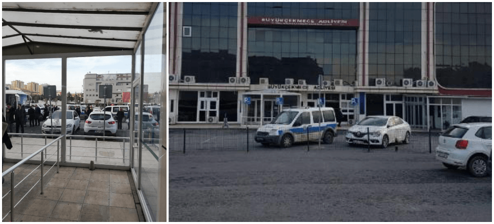Büyükçekmece Adliyesi'nde bomba alarmı!