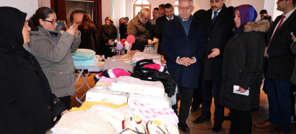 Yozgat'ta el emeği göz nuru ürünler sergilenmeye başlandı