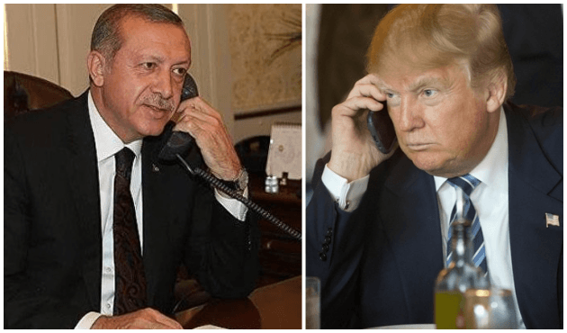 Erdoğan, Trump ile telefonla görüştü!