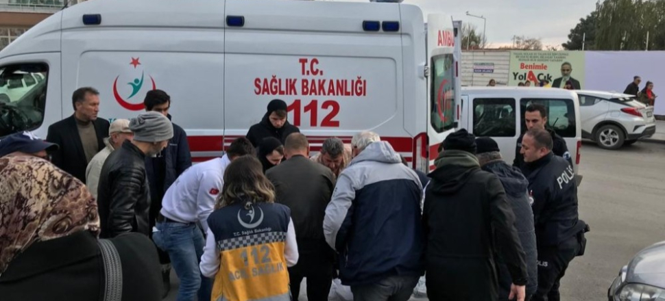 Sinop'ta otomobilin çarptığı yaya yaralandı
