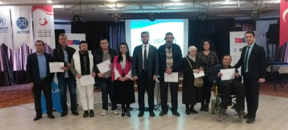 Mersin'de mülteciler, çalışma hayatına hazırlanıyor