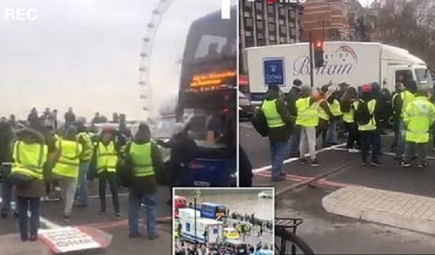 Sarı Yelekliler, Londra ve İsrail'de de sokakta!