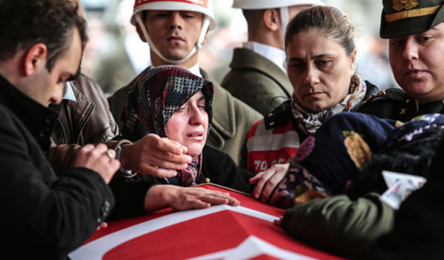 Afrin şehidi Üsteğmen Muhammed Ali Kalo'ya son görev