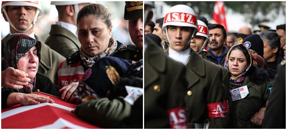 Afrin şehidi Üsteğmen Muhammed Ali Kalo'ya son görev