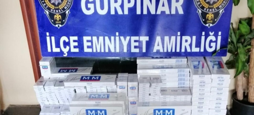 Van’da bin 262 paket kaçak sigara ele geçirildi