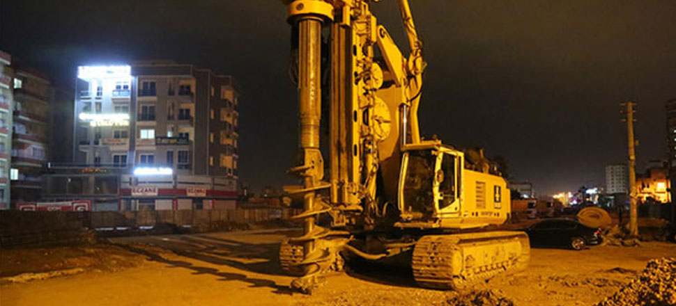 Mersin'de doğal gaz boru hattı delindi