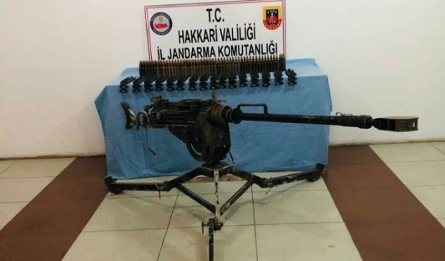 PKK'ya ait doçka uçaksavar ele geçirildi...