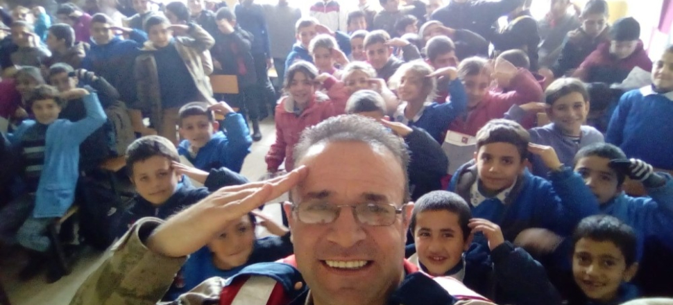 Muş jandarmadan öğrencilere trafik eğitimi