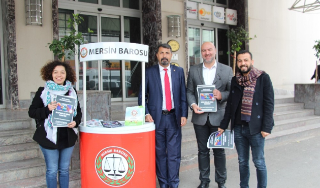 Mersin Barosu ’İnsan Hakları Standı’ açtı
