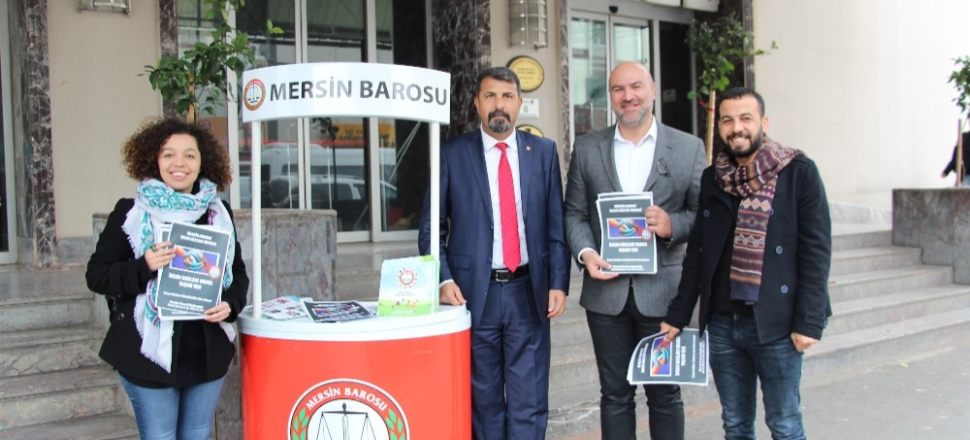 Mersin Barosu ’İnsan Hakları Standı’ açtı
