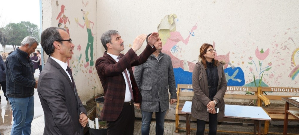 Manisa'da Başkan Şirin’den Atatürk İlkokulu’na destek
